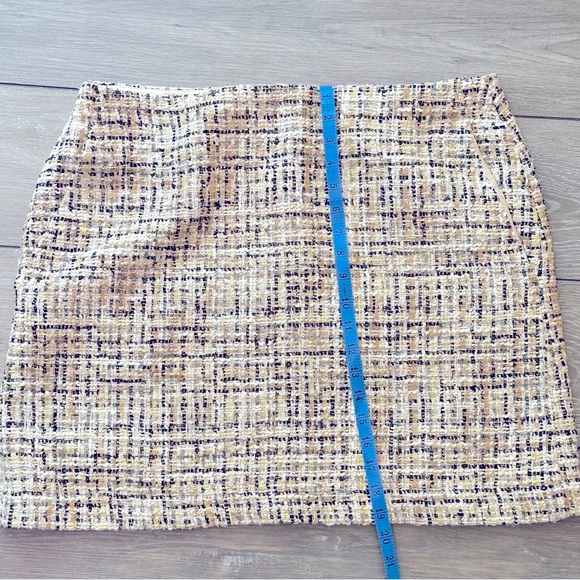 Loft Shimmer Tweed Pocket Skirt - Size 14 - Picture 3 of 4